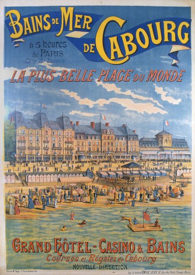 Cabourg Poster by Emile Levy